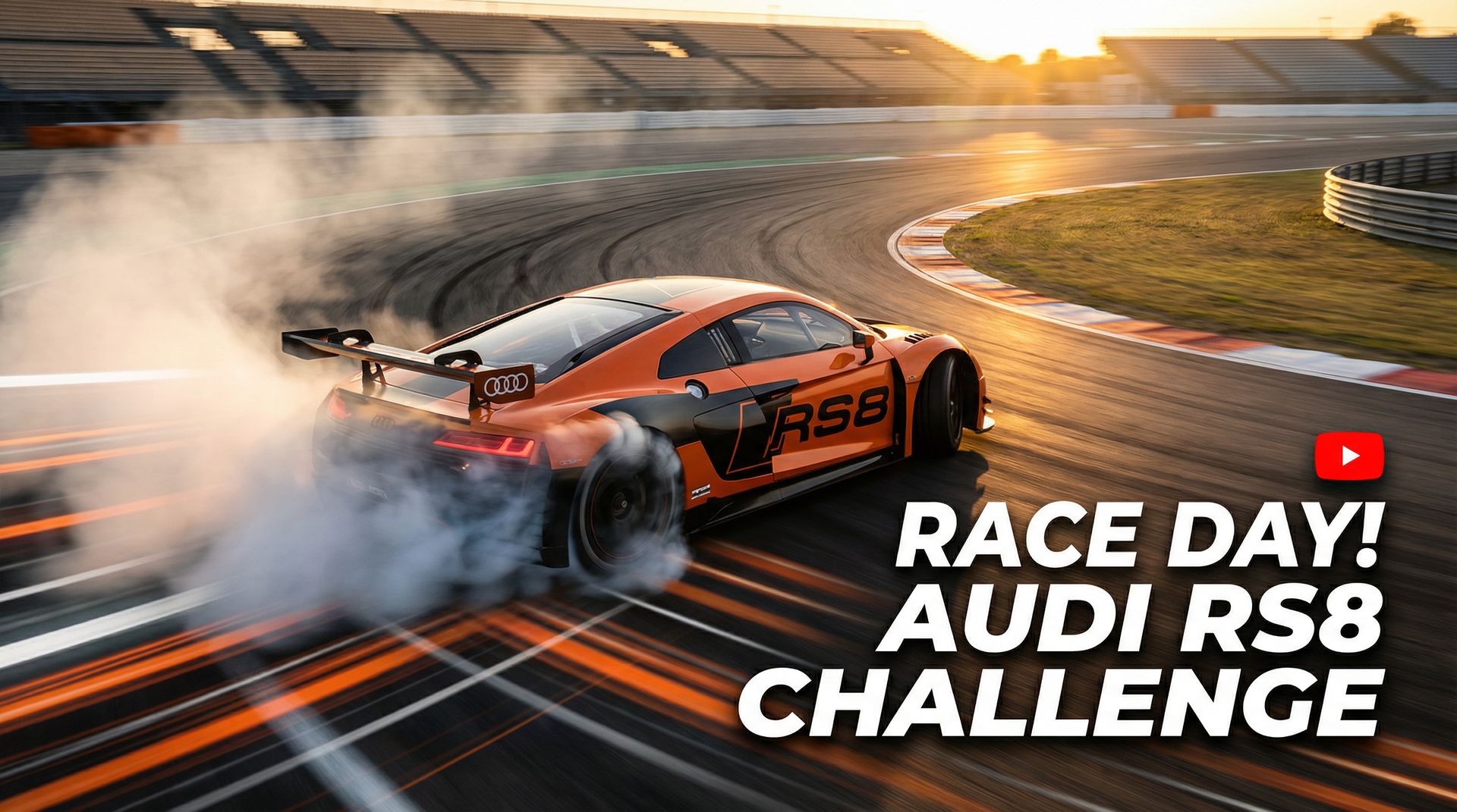 榴莲视频跑车视频-改装RS8赛道漂移挑战