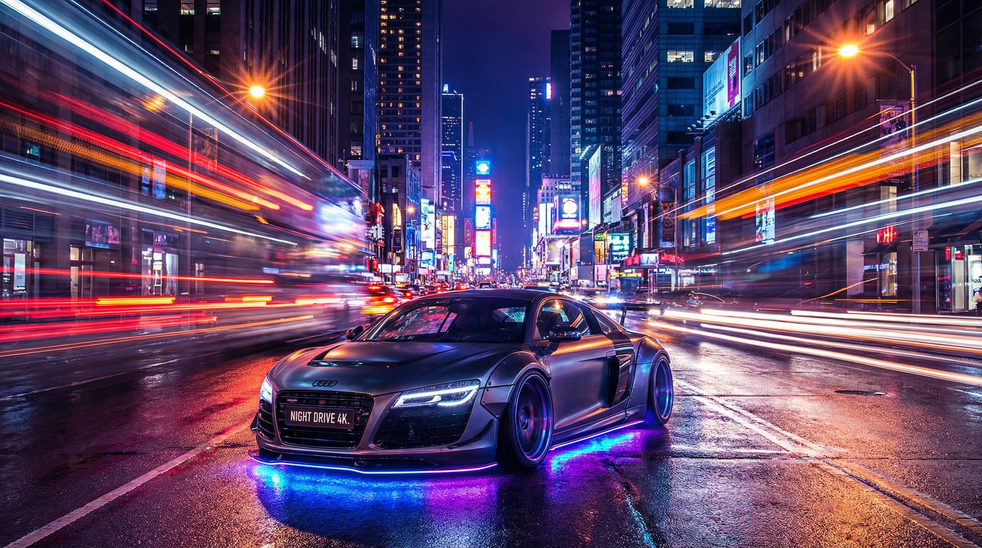 榴莲视频改装视频展示-夜间霓虹改装跑车生活视频