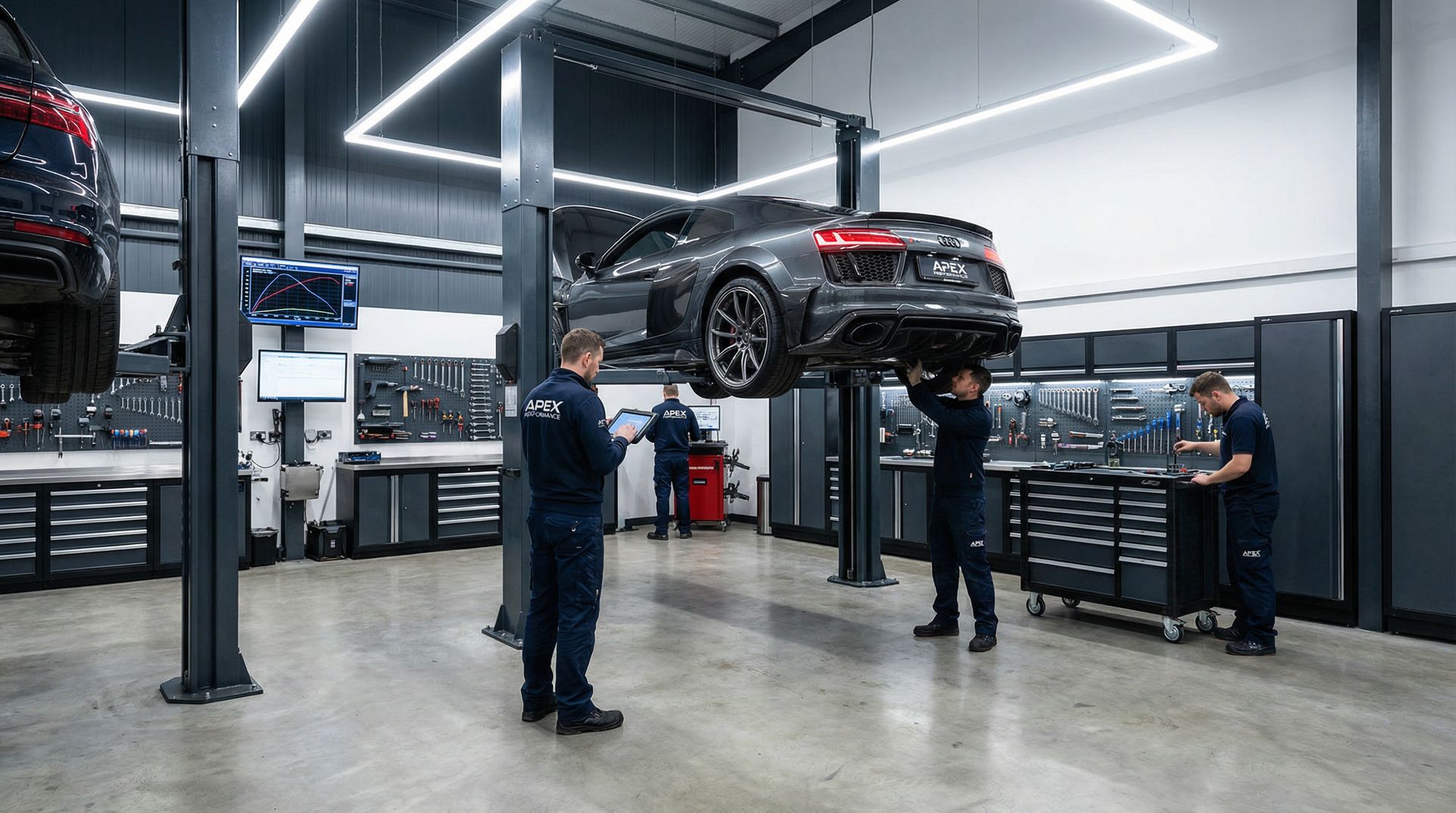 榴莲视频修车改装公司门店实景